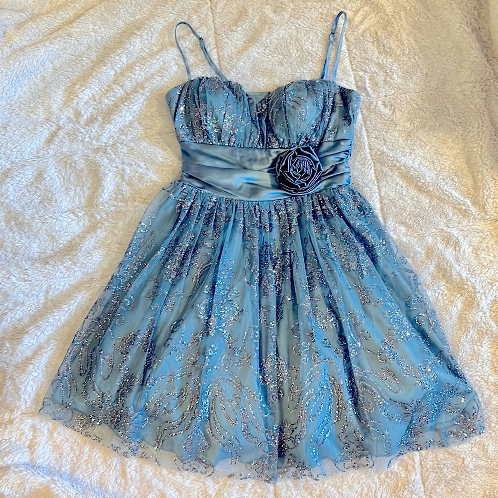 Aqua Color, short Dress never got to Wear it.